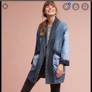 Pilcro oversized denim jacket